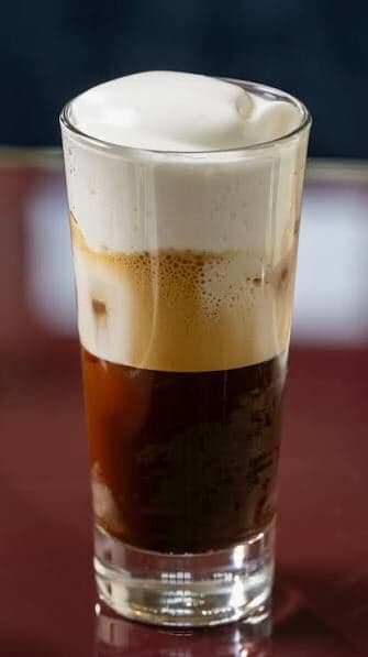 Iced coffee at a Bali cafe
